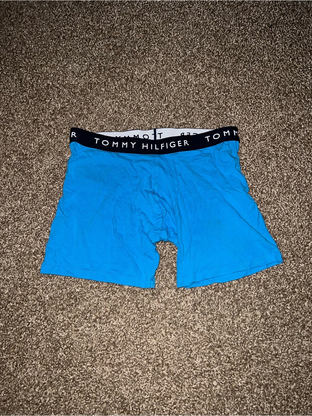 Tommy Hilfiger Vintage OG Bright Blue Black White Boxer Briefs Underwear